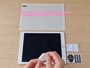 2 Pack 2 in 1 Tempered Glass & Anti Blue Light Screen Protector Film for iPad Mini 7th(A17 Pro) 2024/iPad Mini 6 8.3 Inch 2021 Release,Tempered Glass Screen Protector with 9H Hardness/Bubble Free