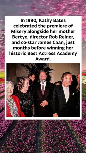 Kathy Bates & James Caan at the 'Misery' Premiere (1990) 🎬