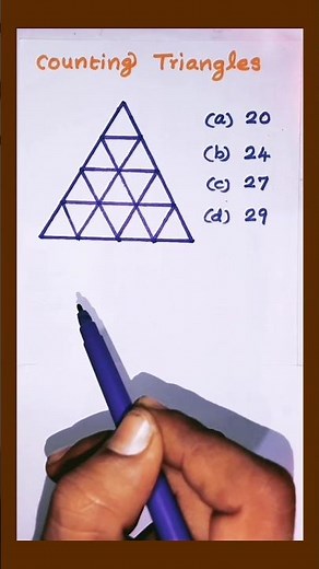 counting triangles figures reasoning #figurecounting #countingfigures #maths #trianglecounting