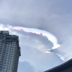 79K views · 25 reactions | A breathtaking and rare 'fire rainbow was spotted by patrons in the Malaysian sky. | USA TODAY Video | Facebook
