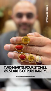 Today’s showcase at our legacy store unfolded like a composed sonata of taste and precision. Gitesh welcomed an esteemed couple—individuals who don’t browse; they discern. After the customary courtesies, the gentleman asked for only one thing: the finest we had to offer. His choice settled on a 20-carat octagon sapphire—a monumental stone with an arresting geometry, set in a prong arrangement crafted to honour its sheer presence. His wife mirrored his clarity. She selected a 10.2-carat yellow sa