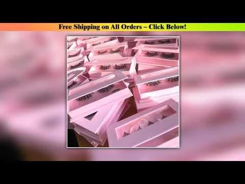 Wholesale Lash Boxes Packaging With Logo Custom Eyelashes Box Package With Tray Eyelash Case Empty