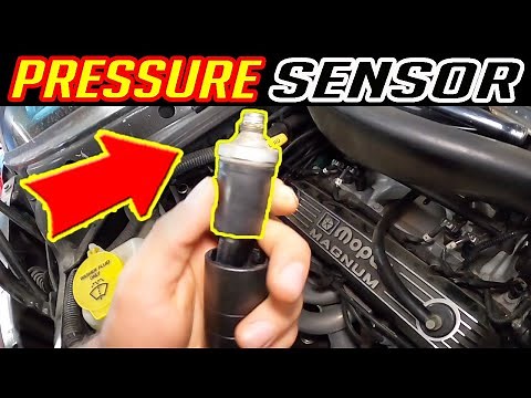 HOW TO CHANGE OIL PRESSURE SENDING UNIT SENSOR MAGNUM V8 ENGINE