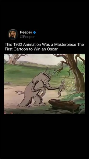 PEEPER | This 1932 animation is widely regarded as a landmark in film history. It became the first animated short to win an Academy Award, proving... | Instagram
