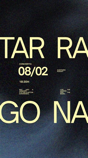 🎟 ENTRADAS DISPONIBLES ✅ Tarragona ✅ 8 de febrero de 2026 ✅ 18:30h ✅ Teatre Tarragona Hay conciertos que se disfrutan especialmente en directo. The Eric Clapton Experience llega a Tarragona el 8 de febrero de 2026 con un concierto dedicado a la música de Eric Clapton. 🎶 Rock, blues y grandes canciones para revivirlas sobre el escenario. Nos vemos en Tarragona💥 ———————————————————————————- 🎟 TICKETS AVAILABLE ✅ Tarragona ✅ February 8th, 2026 ✅ 6:30 PM ✅ Teatre Tarragona Some concerts are simp