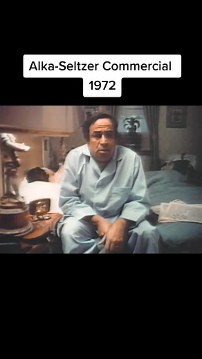 Alka-Seltzer Commercial 1972 #alkaseltzer #medicine #commercial #1970s #70s #throwback #tbt