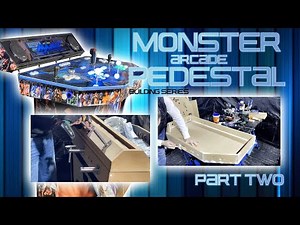 Arcade Pedestal Monster Build - Part 2 of 6: "Controlpanel and Marquee Display Box"