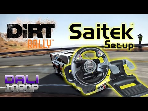 DiRT Rally | Saitek R440F Steering Wheel Setup + Drivers | Requested video