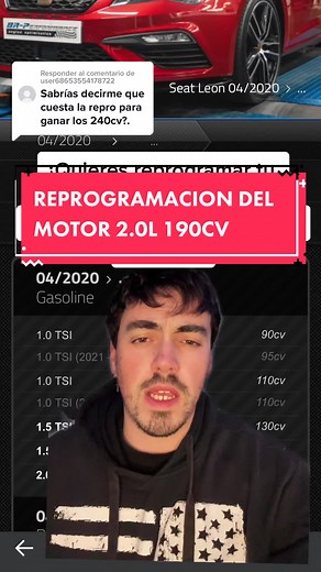 Reprogramación Stage 1 del Motor 2.0: Aumenta Potencia