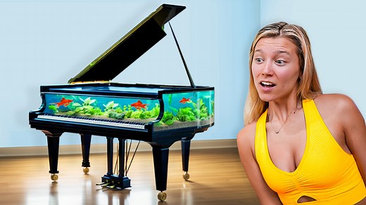 I Turned my Piano into a Fish Tank 🤯 | Aquarium Info