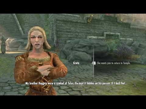 Skyrim ~ How To Get Rid Of Roggvir's Amulet Of Talos