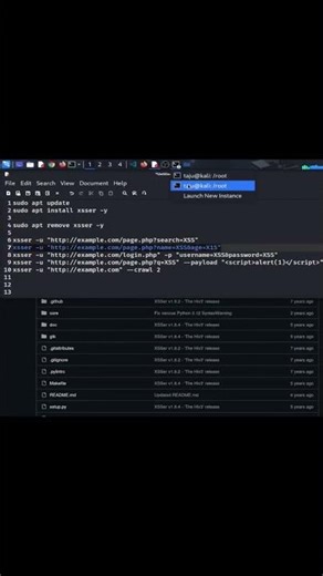 XSSer Find XSS Vulnerabilities and Install, Uninstall & Use XSSer on Kali Linux part 4