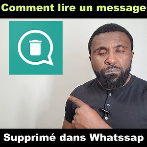 490K views · 17K reactions | Aujourd'hui je vous montre comment est ce que vous pouvez lire un message qui a été supprimé dans whatssap. | Alain Tchamo officiel | Facebook