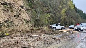 I-5 northbound back open in Woodland, Washington after landslide