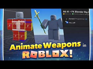 ⚔️ ANIMATE TOOLS EASILY in Roblox + Blender (R6 IK/FK)