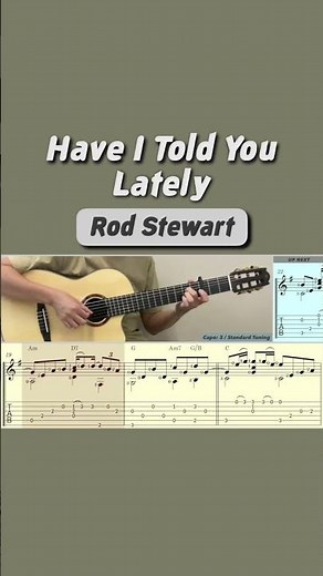 Have I Told You Lately / Rod Stewart (Guitar) #guitar #fingerstyleguitar #guitartab