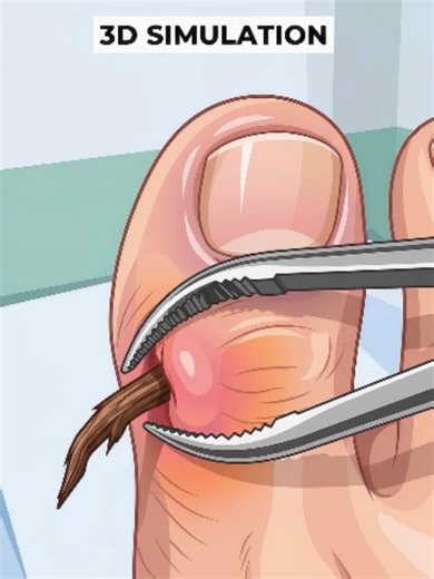 Deeply Embedded Splinter Removal & Satisfying Wound Healing | 3D Medical Simulation #SplinterRemoval #WoundHealing #MedicalSimulation #3DAnimation #SatisfyingVideo