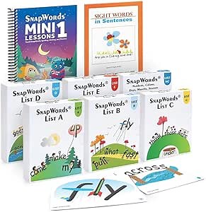 SnapWords 306 Teaching Cards | ESL | ELL | Multisensory | Kinesthetic Sight Word Flash Cards