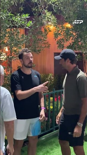 The Aura 😮‍💨 Roger Federer in Dubai