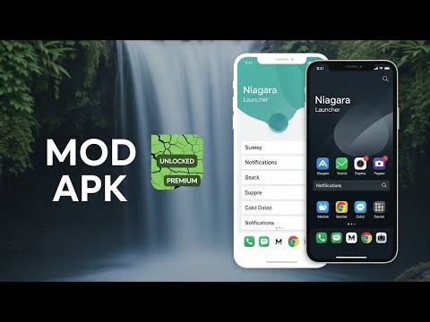 Niagara Launcher Mod Apk (Unlimited Themes - Mediafire Latest Version)