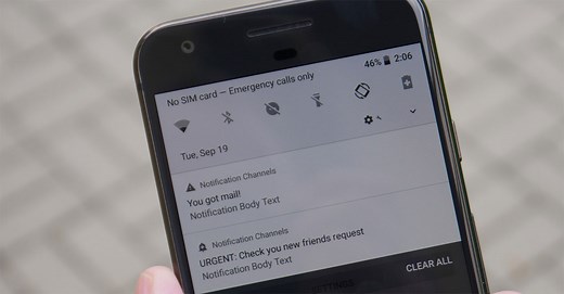将应用添加到 Android 通知面板