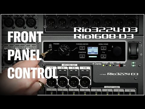 Rio-D3 Front Panel Control