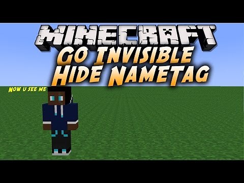 Minecraft: How To Hide Name tag | Go Invisible
