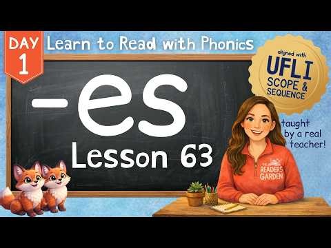 -ES Ending | Lesson 63 Day 1 | LEARN PHONICS | Aligned with UFLI Scope & Sequence