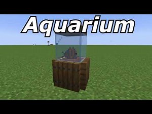 How to build a MINI AQUARIUM in MINECRAFT 🐠💦