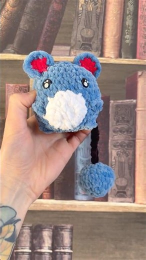 Crochet a Chonky Marill with Me | #crochet #pokemon #amigurumi #crochetplushies #amigurumicrochet