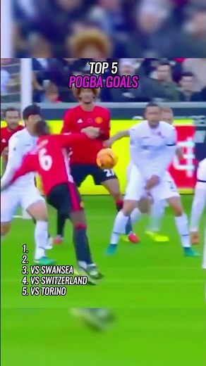 TOP 5 POGBA Goals 🔥⚽