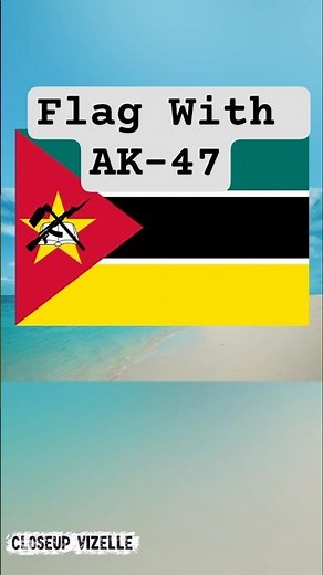 Mozambique Flag Explained 🇲🇿 | Only Flag With AK-47 😳 #flagfacts