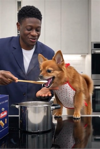 When your pet watch you cooking every time #dog #viral #foryou #youtubeshorts #watch #audience