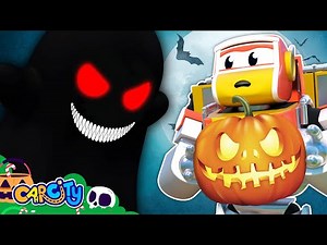 🎃 HALLOWEEN Special 🎃 | Super Robot Chases Scary GHOST and Zombies🧟 | Fun Halloween Kids Cartoon