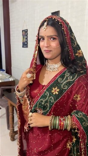 Bridal glam created by me 👰‍♀️✨ Soft, elegant & perfect for the big day 💄❤️#bridal #youtubeshorts