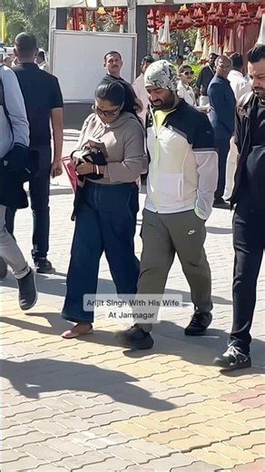 Arijit Singh Spotted At Anant Ambani's Grand Celebration In Jamnagar ❤️🔥 #jamnaga #bts #celebration
