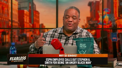 ESPN's Stephen A. Smith has been labeled "the Angry Black Man" by a network producer in a confidential interview: “What that confirms, and everybody knew, it was obvious, but everybody knows that Stephen A. Smith is a gimmick, no authenticity, and ESPN knows they are promoting a clown.” | Jason Whitlock