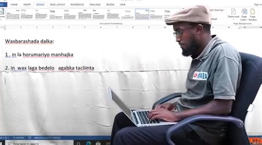 📚 Computer Basic & Digital Skills – Koorsada Ugu Dhameystiran! 🎯 Ku baro xirfado casri ah 4 bilood gudaheed – adigoo bixinaya $20 oo kaliya! Koorsadan waxaa loogu talagalay qof walba oo raba aqoon dhab ah, xirfad shaqo, iyo horumar nololeed 💡 🖥️ Computer Basic Windows 10 & 11 📘 Casharro: 21 📗 Buug: Haa 📝 Microsoft Word 📘 Casharro: 43 📗 Buug: Haa 📊 Microsoft Excel 📘 Casharro: 38 📗 Buug: Haa 📽️ Microsoft PowerPoint 📘 Casharro: 24 📗 Buug: Maya 📰 Microsoft Publisher 📘 Casharro: 15 �