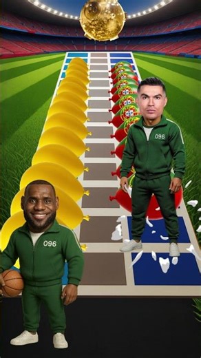 Ronaldo vs LeBron: Who Wins the Dice Challenge Trophy?! 🎲🏆 #shorts