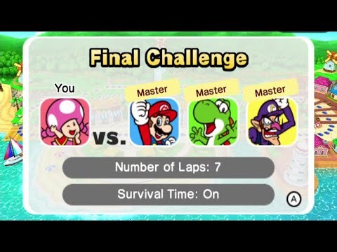 Mario Party: Star Rush - Coinathlon Rival Race (Toadette Gameplay)