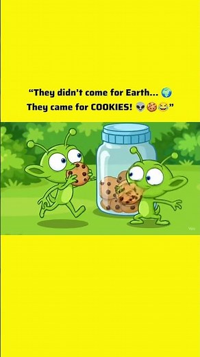 Aliens Invade Earth for Cookies! 👽🍪🤣 | Funny 2D Cartoon Animation