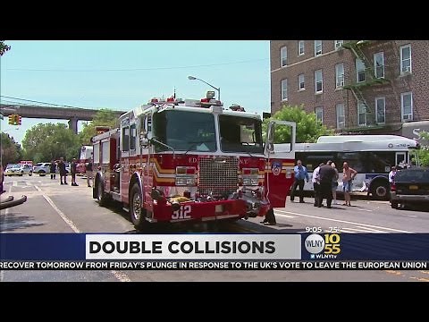 Queens Fire Truck Crashes