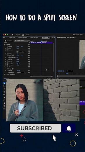 Split Screen in Premiere Pro 🎬 (Quick Tutorial)