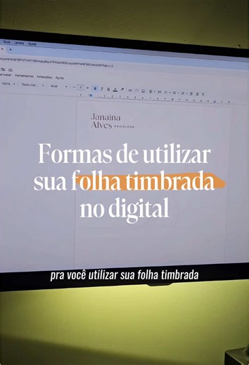 Como Usar Folha Timbrada Digitalmente no Google Docs e Canva