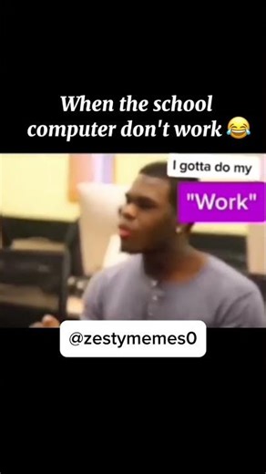 When the school computer doesn’t work 😂