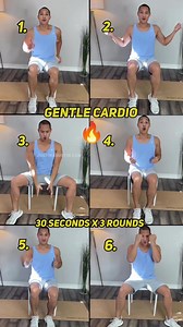 150K views · 4.8K reactions | Gentle seated cardio you can do from a...