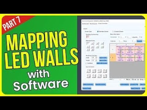 LED Wall Setup Mapping LED Video Walls with Software