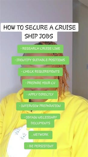How to Secure Cruise Ship Jobs: Research, Apply, and Prepare