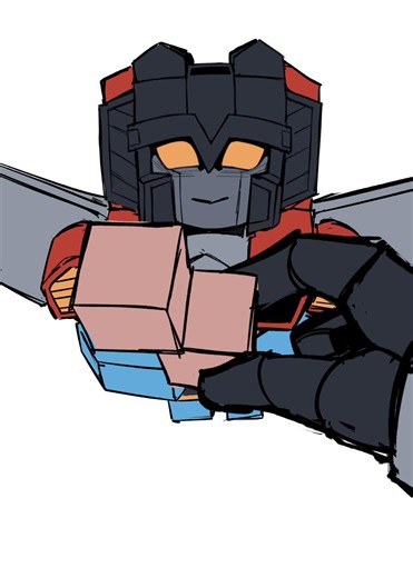 Starscream and prowl rivalry but Starscream is literally just a kid #starscream #prowl #maccadams #transformers #megatron