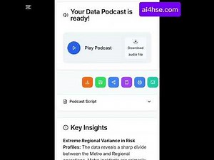 Data Talks: Excel to Safety Podcast in 2 clicks!